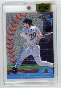 Arizona Diamondbacks Card MLB Baseball Luis Gonzalez Autograph Archives 1/6 - Picture 1 of 2