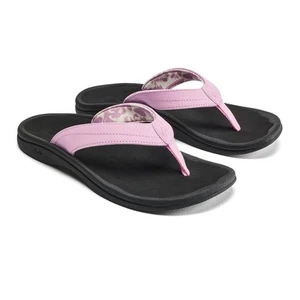 OluKai Women's Ohana Flip Paradise Pink/Lava Rock - 20110-RPLR, Paradise Pink/La - Picture 1 of 4