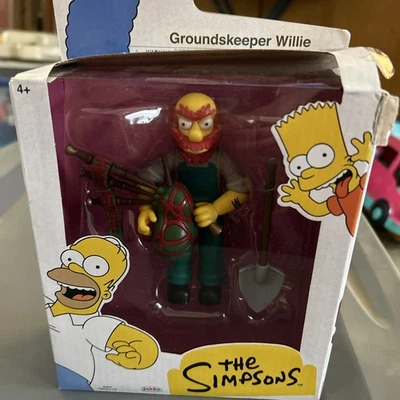 Figura Willie Jakks Los Simpson jardinero Foto 1 de 4