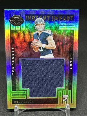 2023 Panini Illusions - Instant Impact Will Levis #II-WLS Rookie Patch (MEM, RC) - Image 1 of 4