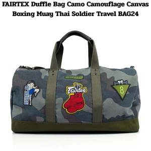 Fairtex Duffle Bag Camo BAG24 Muay Thai Gym Canvas Gear Carry Training - Picture 1 of 13