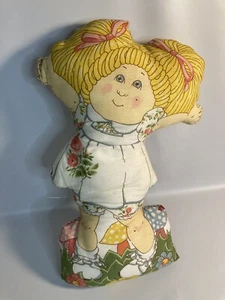 Cabbage Patch Kids vintage Handmade Homemade Blonde Pillow Plush - Picture 1 of 2
