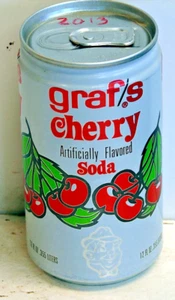 Graf/s Cherry Soda; Canada Dry/Graf/s Abfüllung von Wisc.; Aluminium Limonadendose - Bild 1 von 5