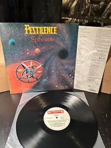 NM 1993 Roadrunner Brazil Pestilence spheres Death LP Vinyl deicide obituary DRI - Picture 1 of 10