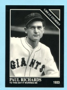 1991 The Sporting News # 765 Paul Richards -- Giants -- Box 125 - Picture 1 of 1