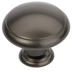 Cosmas Cabinet Hardware Graphite Round Knobs #5422GPH - Picture 1 of 1