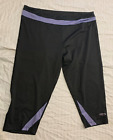 GAME TIME WOMENS ATHLETIC YOGA CAPRIS PANTS SIZE 2X