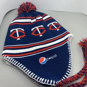 Minnesota Twins MLB Baseball Promo SGA Winter Stocking cap Beanie Hat Pepsi Logo - Picture 1 of 5