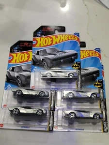 Hot Wheels Lot Of 5 Batmobile ZAMAC 2021 - Picture 1 of 5