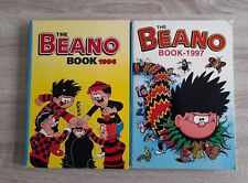 The Beano Book 1996-1997 Vintage U.K Comic Hardback Annual Bundle x 2