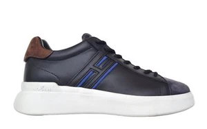 Hogan scarpe uomo sneakers H580 HXM5800DV42R5Q64G3 nero, grigio, blu - Picture 1 of 5