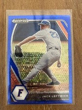 2021 Panini Prizm Draft Picks - Jack Leftwich- Blue Donut Circles Prizms - 17/25