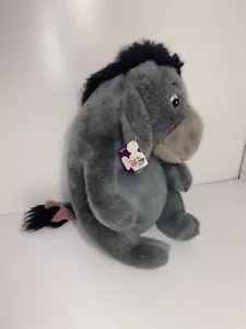 Peluche Disney Store Eeyore 15"" cola desmontable Winnie the Pooh - Imagen 1 de 3