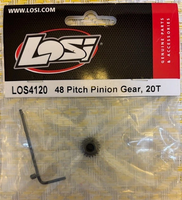 Losi Part #LOS4120: 48P, 20T Pinion Gear; NISP - Image 1 of 1