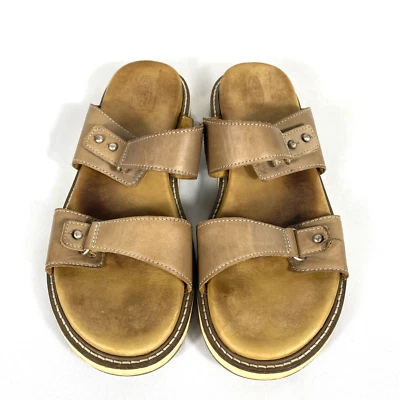 Sandalias cómodas de cuero marrón camel Keen Lana zapatos para mujer talla 10 Foto 1 de 4