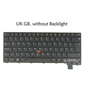 Teclado para portátil Reino Unido GB para Lenovo Thinkpad 13 Gen 1/Gen 2, T470S, T460S negro - Imagen 1 de 6