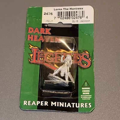Reaper Miniatures Lorna the Huntress dungeons & dragons Pathfinder Compatible - Image 1 of 2