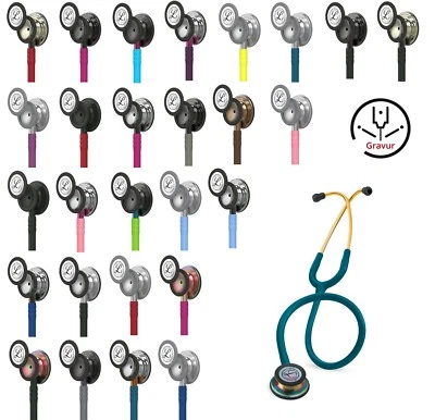3M Littmann Classic 3 III Stethoskop mit GRAVUR Doppelkopfstethoskop  - Bild 1 von 4