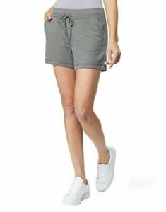 32 DEGREES Ladies 1-Pack Relaxed Pull On Terry Short, HT CHARCOAL, S - Picture 1 of 5