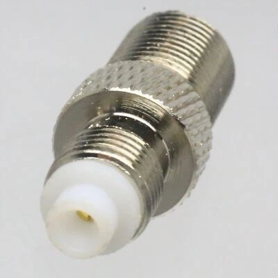 F TV Female Jack to FME Female Jack RF Coaxial Adapter Connector Straight - Image 1 of 4
