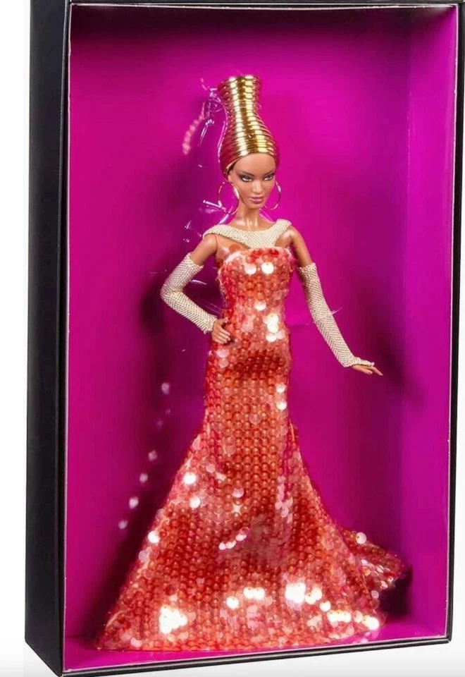 Stephen Burrows Alazne Barbie Doll #X8279 NRFB 2012 Gold Label 6,200 worldwide - Image 1 of 1