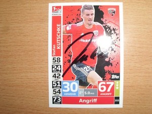 1 Match Attax card 2018/19 Stefan Kutschke FC Ingolstadt signed