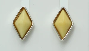 Pendientes De Ámbar 925 Plata De Ley Joyería De Ámbar Top Edel Unisex - Imagen 1 de 8