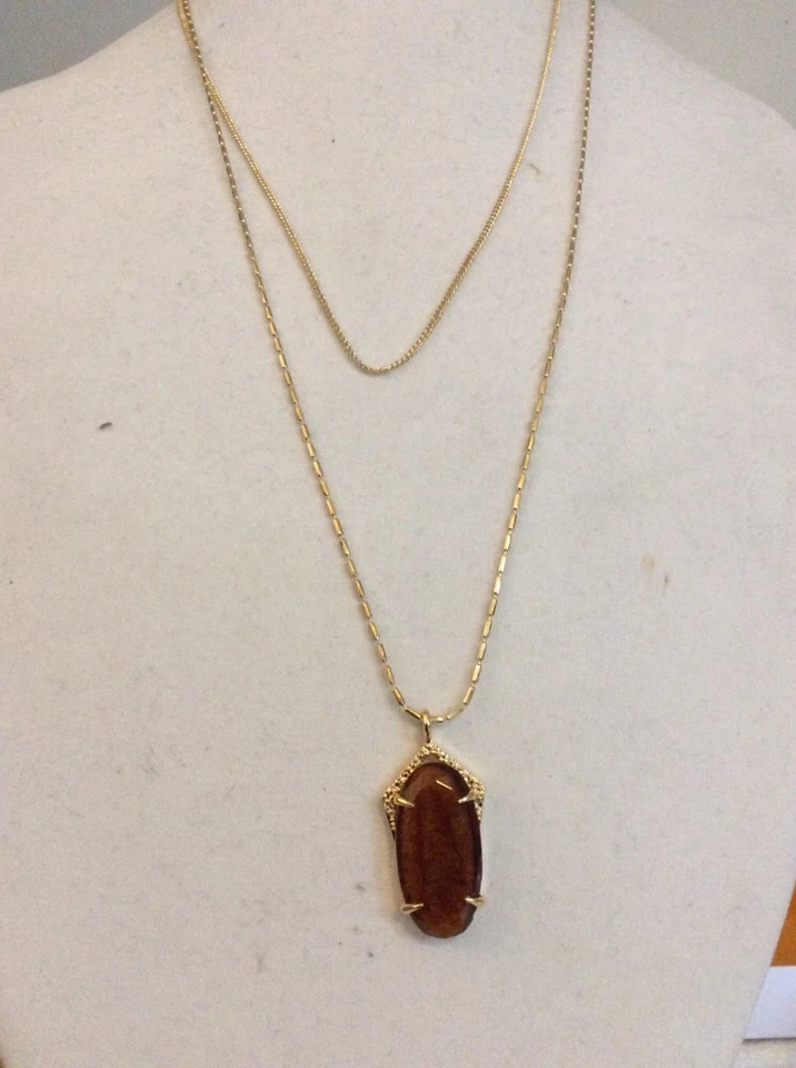 Collar de oro colgante largo Vince Camuto $58 VC-35 Foto 1 de 4