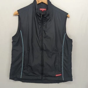 FootJoy FJ Red Label Golf Sleeveless Vest Windbreaker Pullover Black Medium Mens - Picture 1 of 17