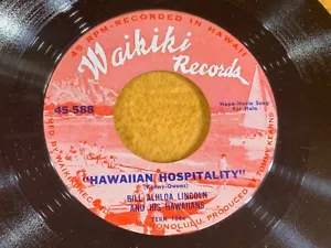 T4-43 BILL ALIILOA LINCOLN AND HIS HAWAIIANS Hawaiian Hospitality / ELLEN PU Mau - Imagen 1 de 4