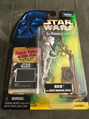 Figura de acción Star Wars Power of the Force (POTF) 8D8 Freeze Frame nueva Foto 1 de 3
