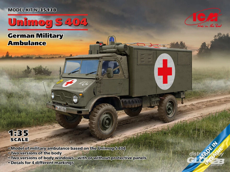 ICM: Unimog S 404, German Military Ambulance in 1:35 [3315138] - Immagine 1 di 1