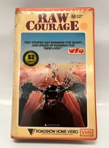 Raw Courage rare AU Roadshow Video VHS 80s sports thriller horror - Picture 1 of 7