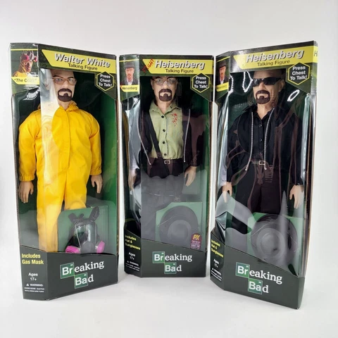 Breaking Bad Heisenberg COMPLETE 17" Figure Set SDCC Exclusive Wonderland NEW Cover