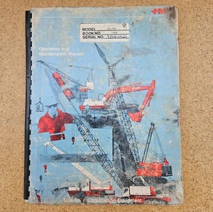 FMC Model HC-78B Operators and Maintenance Manual Crane - Picture 1 of 10