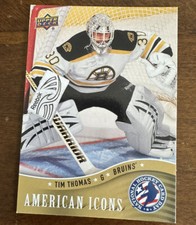 2013 Upper Deck National Hockey Card Day American Icons Tim Thomas #NHCD14