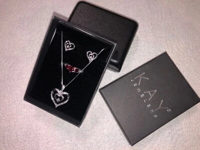 Kay ювелиров в коробке комплект - ожерелье, кольцо и серьги рубин и бриллианты - Изображение 1 из 4