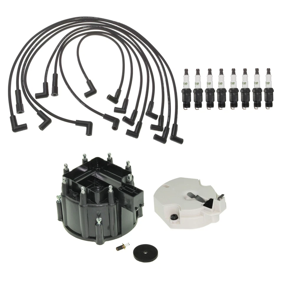 Kit de encendido ACDelco distribuidor tapa de rotor cable bujías para GMC C1500 V8 Foto 1 de 1