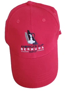 AMERICA'S CUP BERMUDA 2017 SPERRY Red Adult Hat Cap NEW Mens Womens - Picture 1 of 8