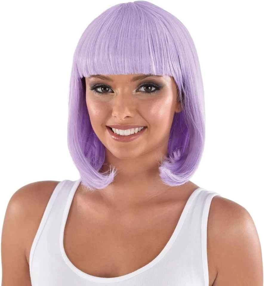 Длинный Боб парик костюм себя карнавальный костюм аксессуар для Хэллоуина 13 цветов - Изображение 1 из 1