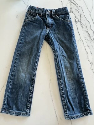 Pantalones de mezclilla ajustados con cintura ajustable talla 5 clásicos Wrangler para niños Foto 1 de 4