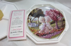 Hamilton Collection - Precious Moments - Love One Another Collectors Plate COA - Bild 1 von 9