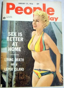 People Today Magazine Jan. 25, 1956 Julie Padillo, Willie Hartack, Debra Paget - Picture 1 of 6