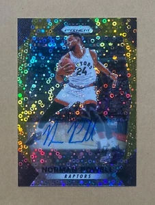 2017-18 Panini Prizm 37 Norman Powell Base Fast Break Gold Autograph Auto #10/10 - Picture 1 of 2