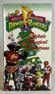 MIGHTY MORPHIN POWER RANGERS-ALPHA'S MAGICAL CHRISTMAS VHS - Image 1 of 3