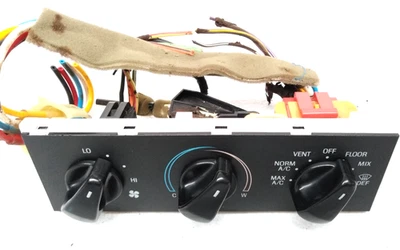 1 cabo Ford 1992 1996 F150 F250 A/C interruptor de controle de aquecedor de temperatura 1994 V80 - Imagem 1 de 4