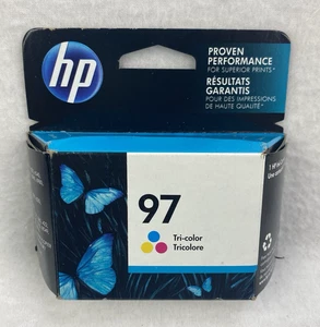 HP C9363WN 97 Trójkolorowy oryginalny wkład atramentowy Nowy w pudełku Exp.2016 - Zdjęcie 1 z 4