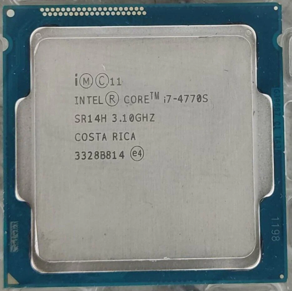 Processore CPU Intel SR14H Core i7-4770S 3,1 GHz LGA1150 quad core - Immagine 1 di 1