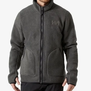 Giacca Helly Hansen unisex Panorama Pile full zip cemento (grigio) taglia S nuova con etichetta - Foto 1 di 11