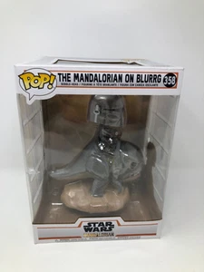 Funko POP! Figura Vinilo Star Wars The Mandalorian on Blurrg #358 CAJA DAÑADA - Imagen 1 de 6